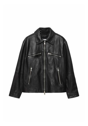 AllSaints, VEGASON JACKET - Chaqueta de cuero - black