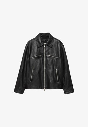 AllSaints, VEGASON JACKET - Chaqueta de cuero - black