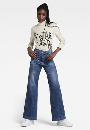 DECK ULTRA HIGH WIDE LEG - Flared Jeans - faded santorini