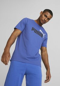 Puma - LOGO TEE - Camiseta estampada - royal sapphire Imagen en miniatura 1