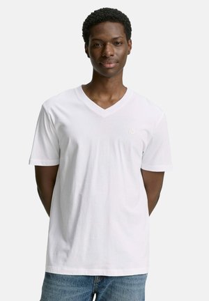 V-AUSSCHNITT - T-shirt basic - white