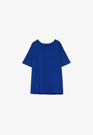 MIT TASCHE - T-shirt basique - blue