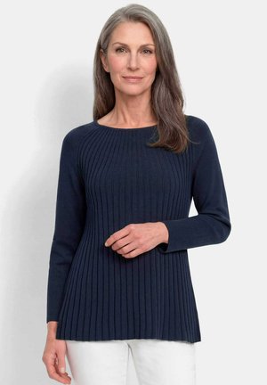 GOLDNER, PULLOVER PETITE - Strickpullover - navy