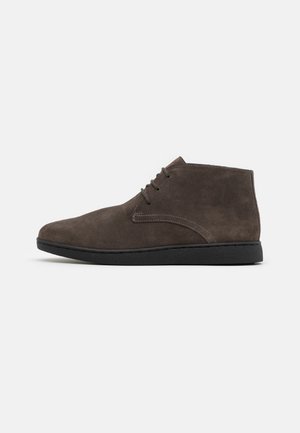 LEATHER - Stringate sportive - grey