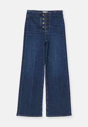 PALAZZO SAILOR PANT - Relaxed fit jeans - dark blue denim