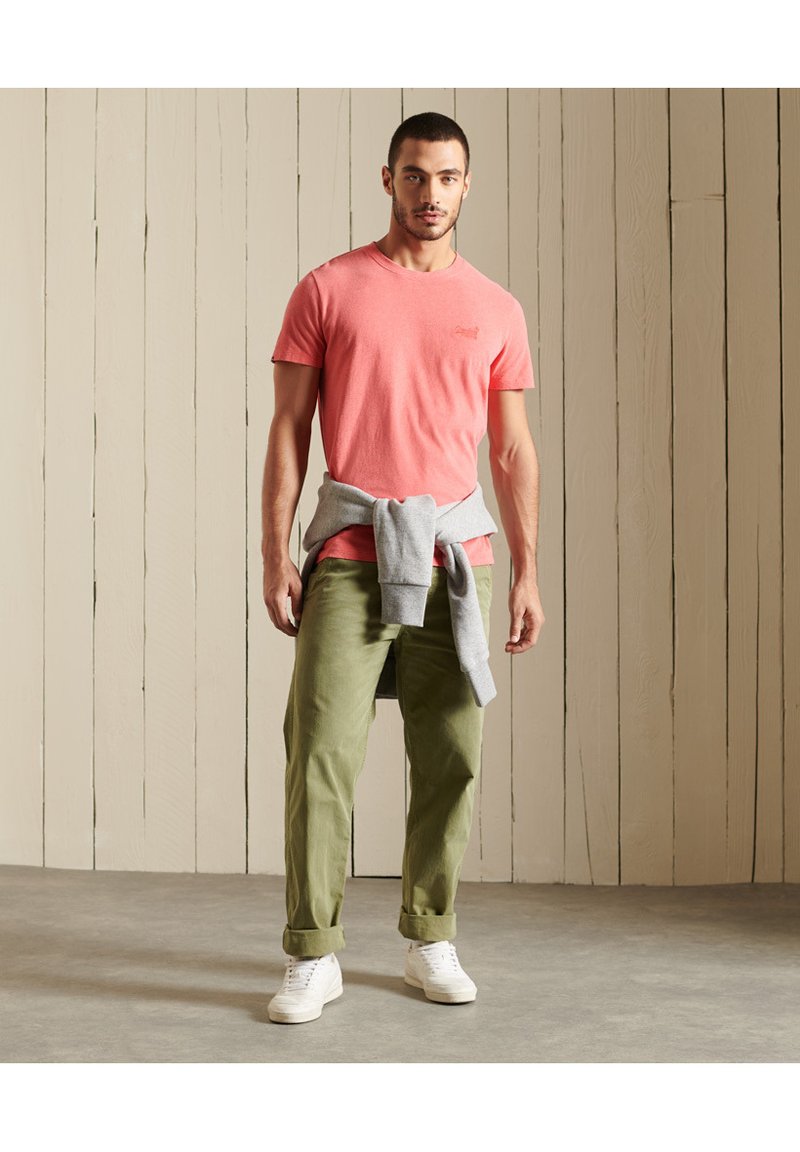 Superdry & Co VINTAGE LOGO  - T-shirt basic - coral marl