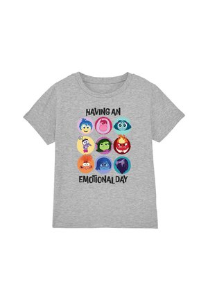 EMOTIONAL DAY - T-Shirt print - mottled light grey