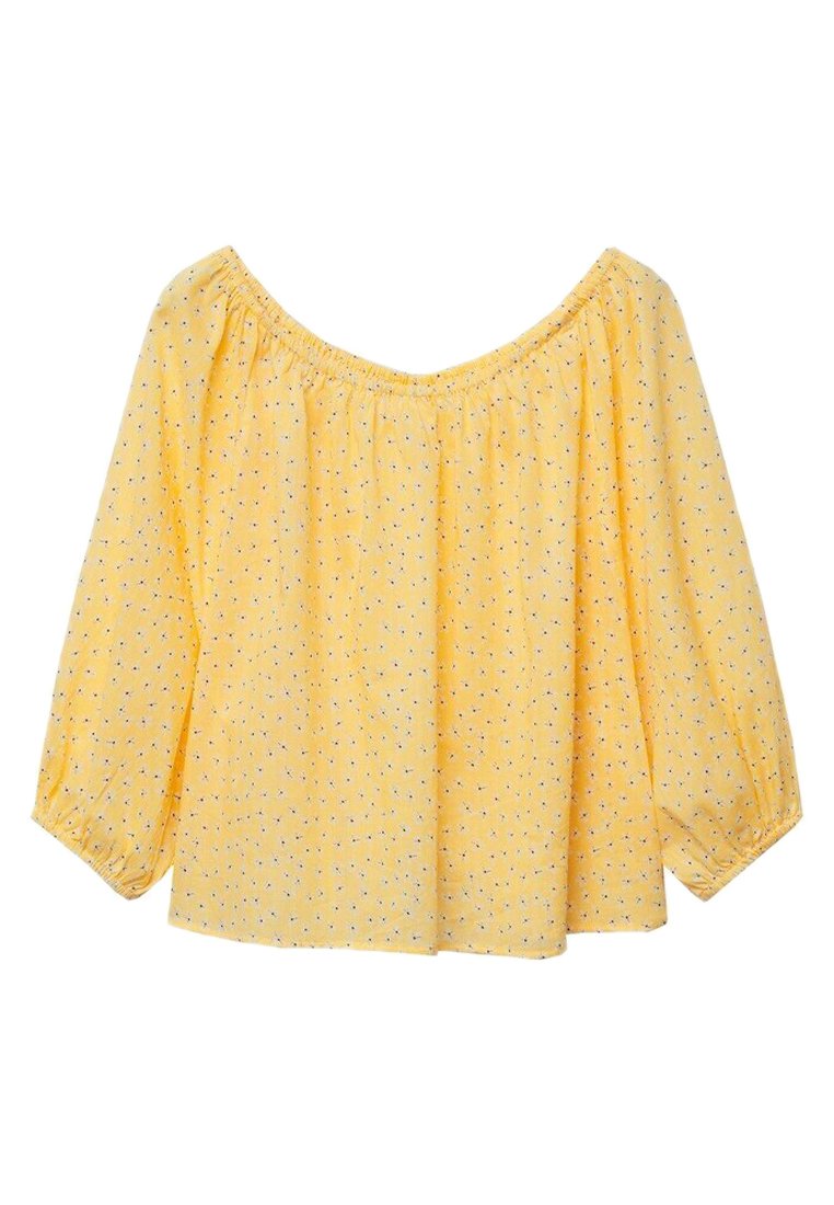 Mango Blouse geel