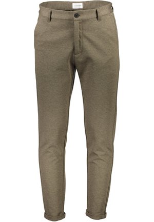 Lindbergh SUPERFLEX CROPPED  - Pantalones chinos - deep sand mix
