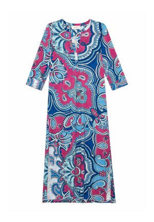Maliparmi HIPPIE LOTUS DRESS - Vestito di maglina - light blue