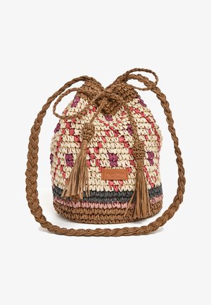 Taška s příčným popruhem - tan brown
