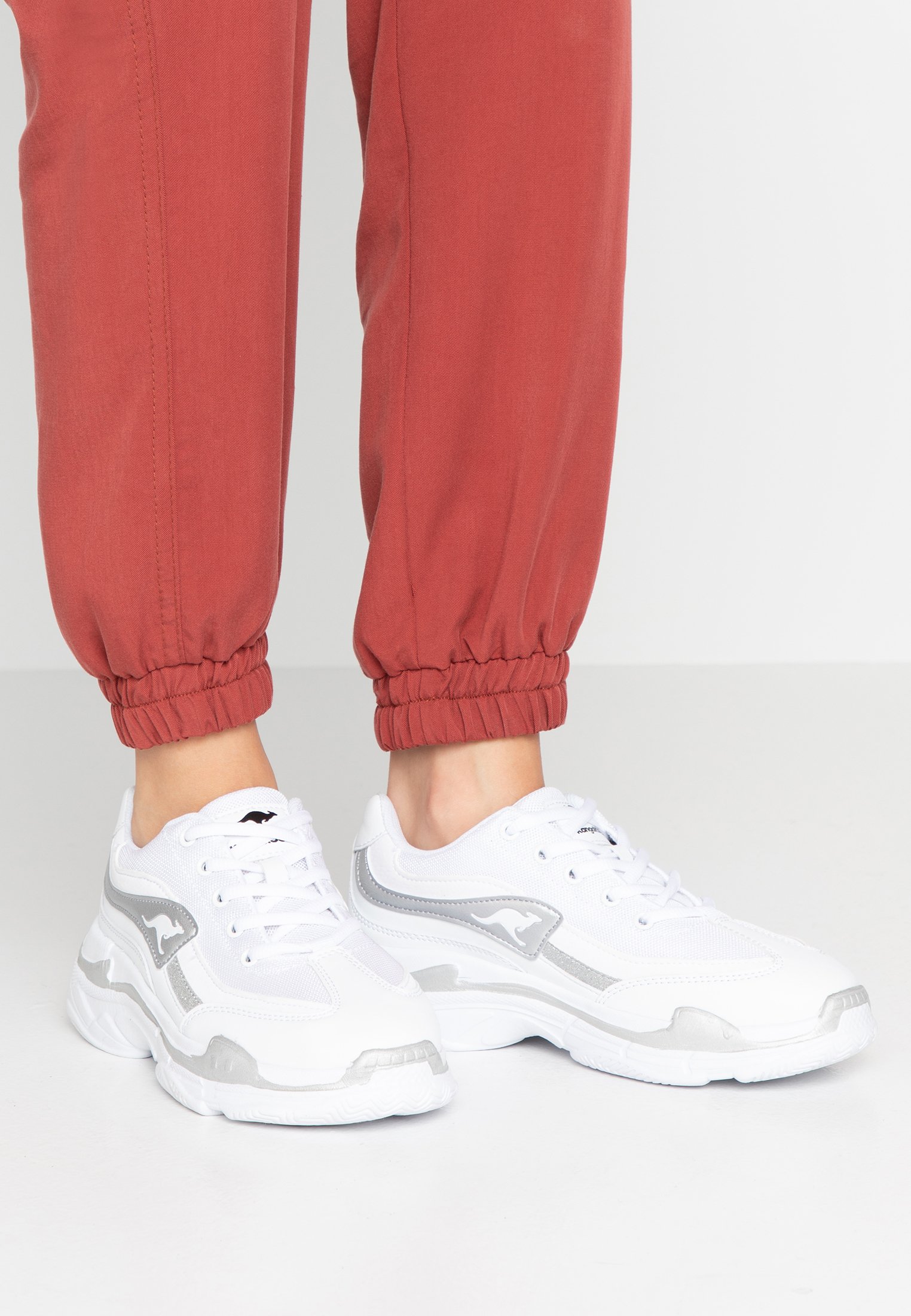 KangaROOS RAVE Joggesko whitesilver Zalando.no KangaROOS RAVE Joggesko whitesilver Zalando.no