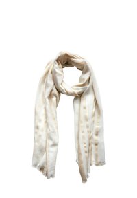 GESTREIFTER - Scarf - weiß