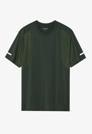 Pier One Sport Tričko s potlačou - dark green