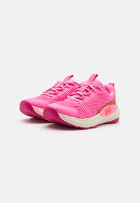 Under Armour DYNAMIC SELECT - Trainingsschoen - fluo pink/copper penny/phoenix fire