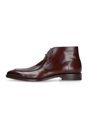 Schnürstiefelette - braun