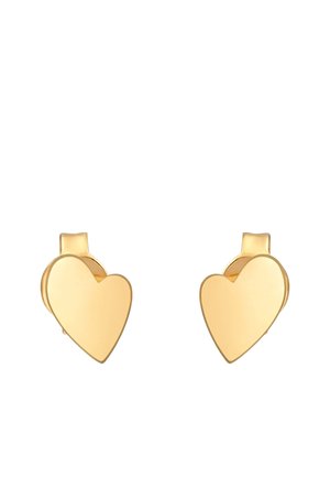 ASYMMETRICAL SPARKLING HOOPS - Øreringe - gold-coloured