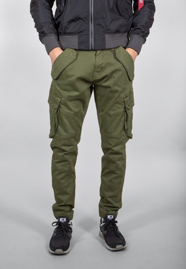 COMBAT - Cargo trousers - dark olive