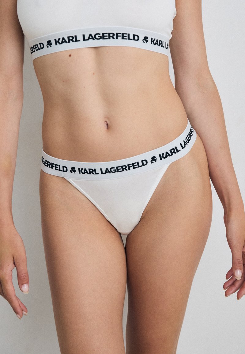 KARL LAGERFELD LOGO BRAZILIAN - Fecskék - white