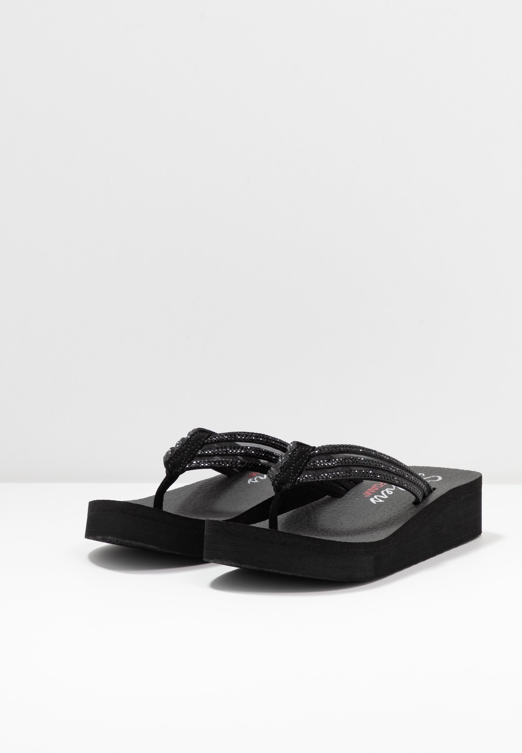 Skechers VINYASA - Sandalias de dedo - black/negro - Zalando.es