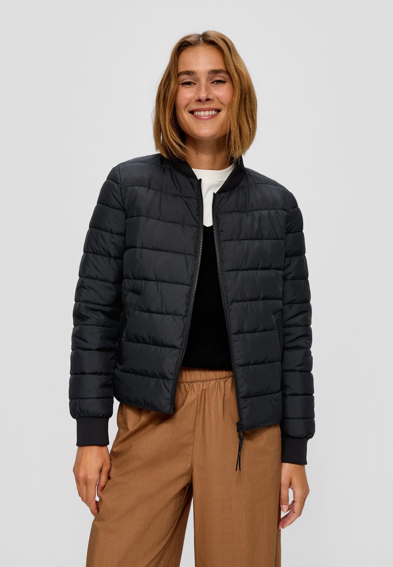 s.Oliver MIT STEPPUNG - Veste d'hiver - schwarz