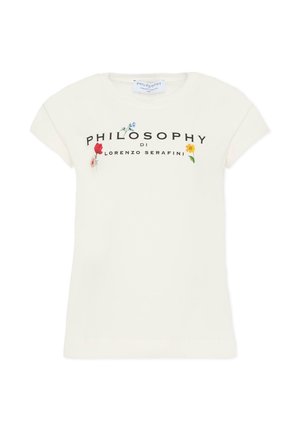 T-shirt con stampa - ivory
