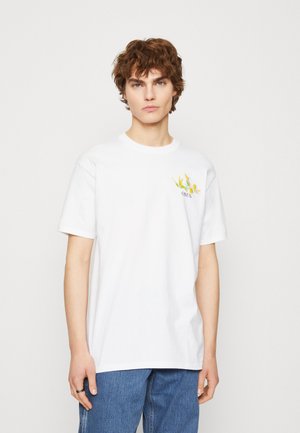 SPRING BIRDS UNISEX - Print T-shirt - white