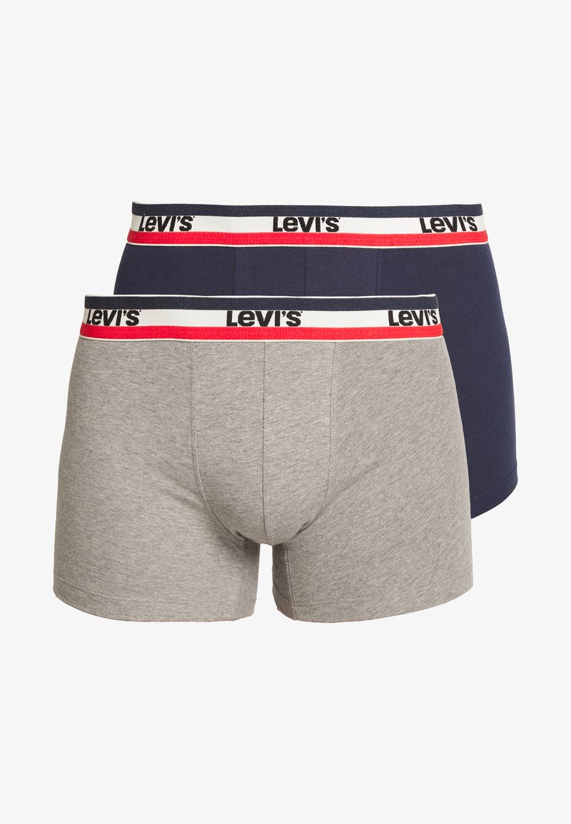 Levi's® LOGO BOXER BRIEF 2 PACK - Calzoncillos bóxer largos - dress blues
