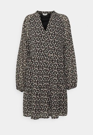 Object Tall OBJMILA GIA DRESS  - Φόρεμα ημέρας - black/brandied apricot