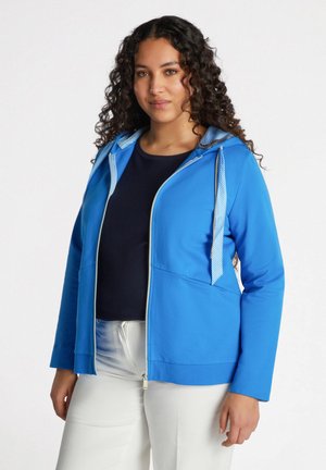 Felpa con zip - bluette