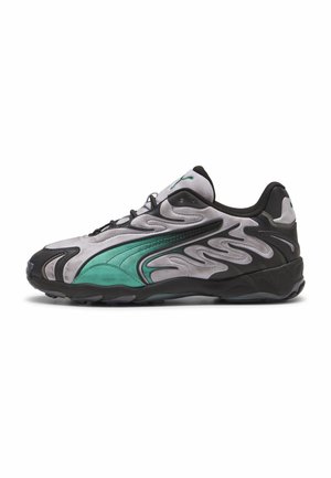 Matalavartiset tennarit - vibrant silver vibrant green