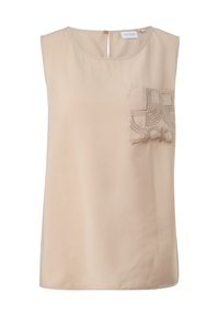 comma casual identity Blouse - sandfarben