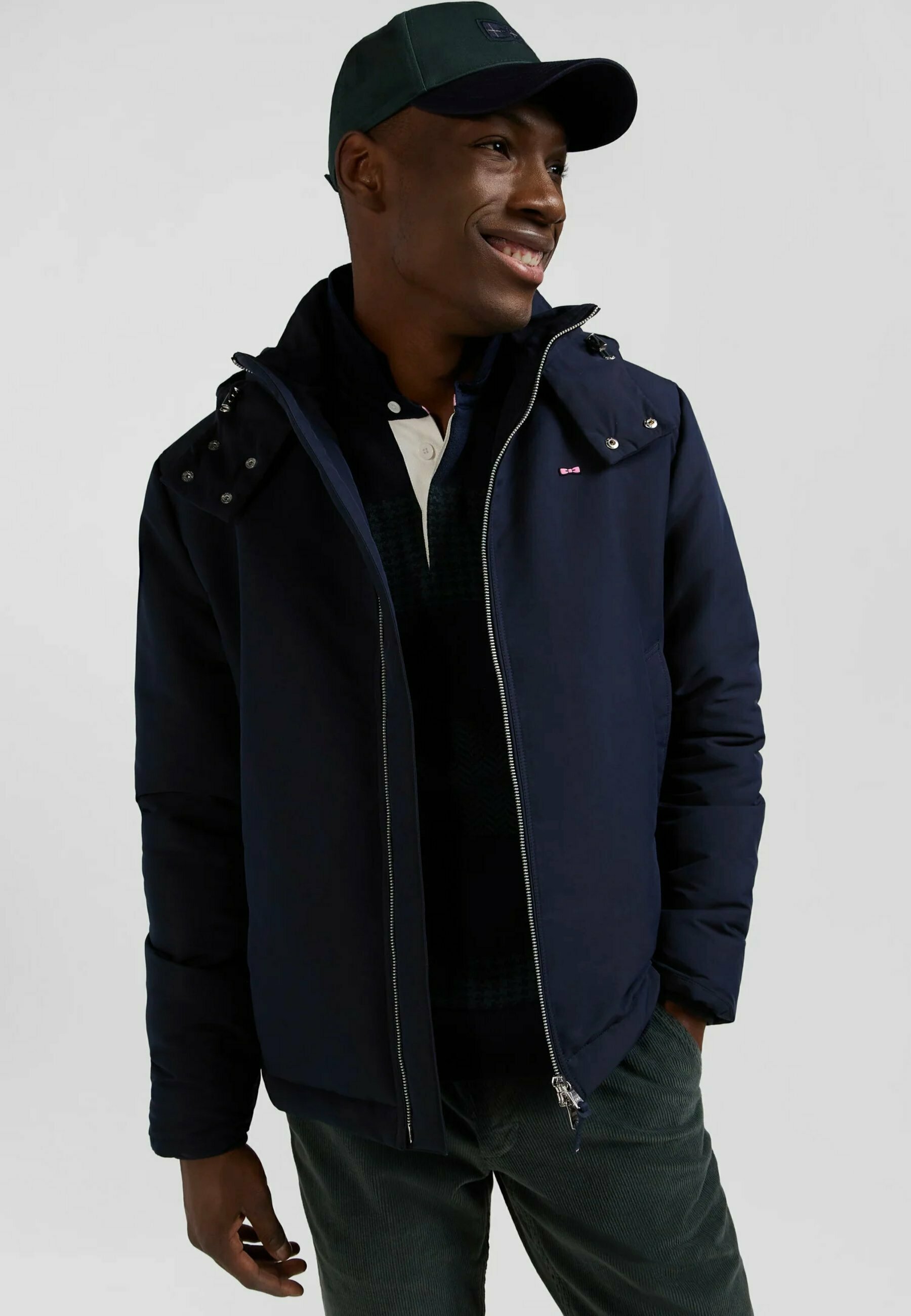 Fragrance Veste Homme Eden Park Blouson Blouson Coupe-vent En