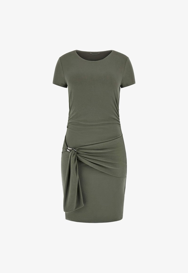 Bodycon Robe Guess BODYCON - Robe fourreau - dunkelgrün/vert foncé - ZALANDO.FR