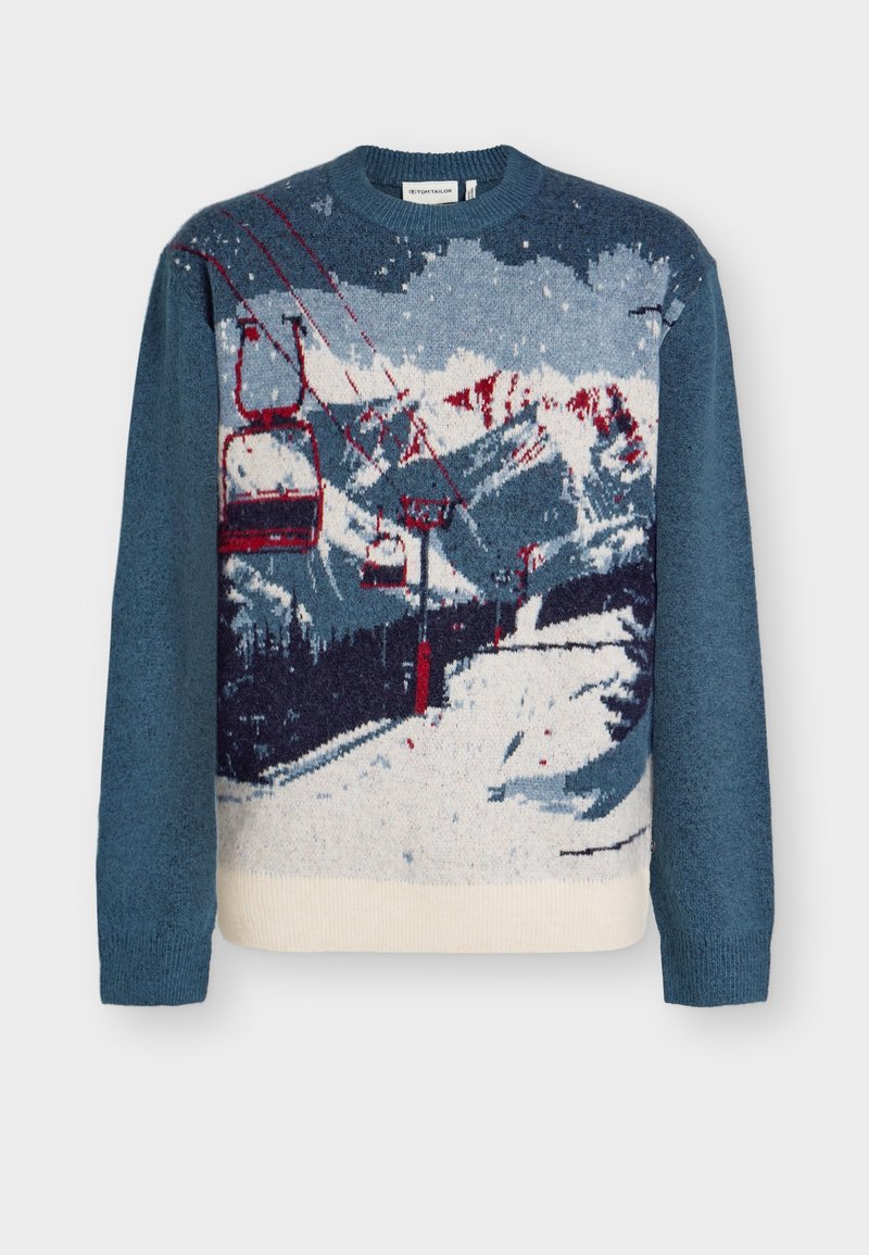 TOM TAILOR 1045281 Boys Sweater, 34110 - Soft Foggy Light Blue TOM TAILOR 1045281 Boys Sweater, 34110 - Soft Foggy Light Blue