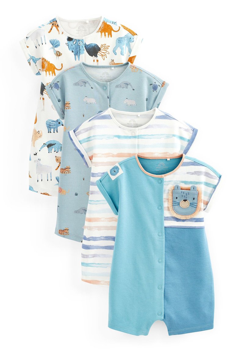 Next FOUR PACK BABY ROMPER Jumpsuit green safari/blau Zalando.ch