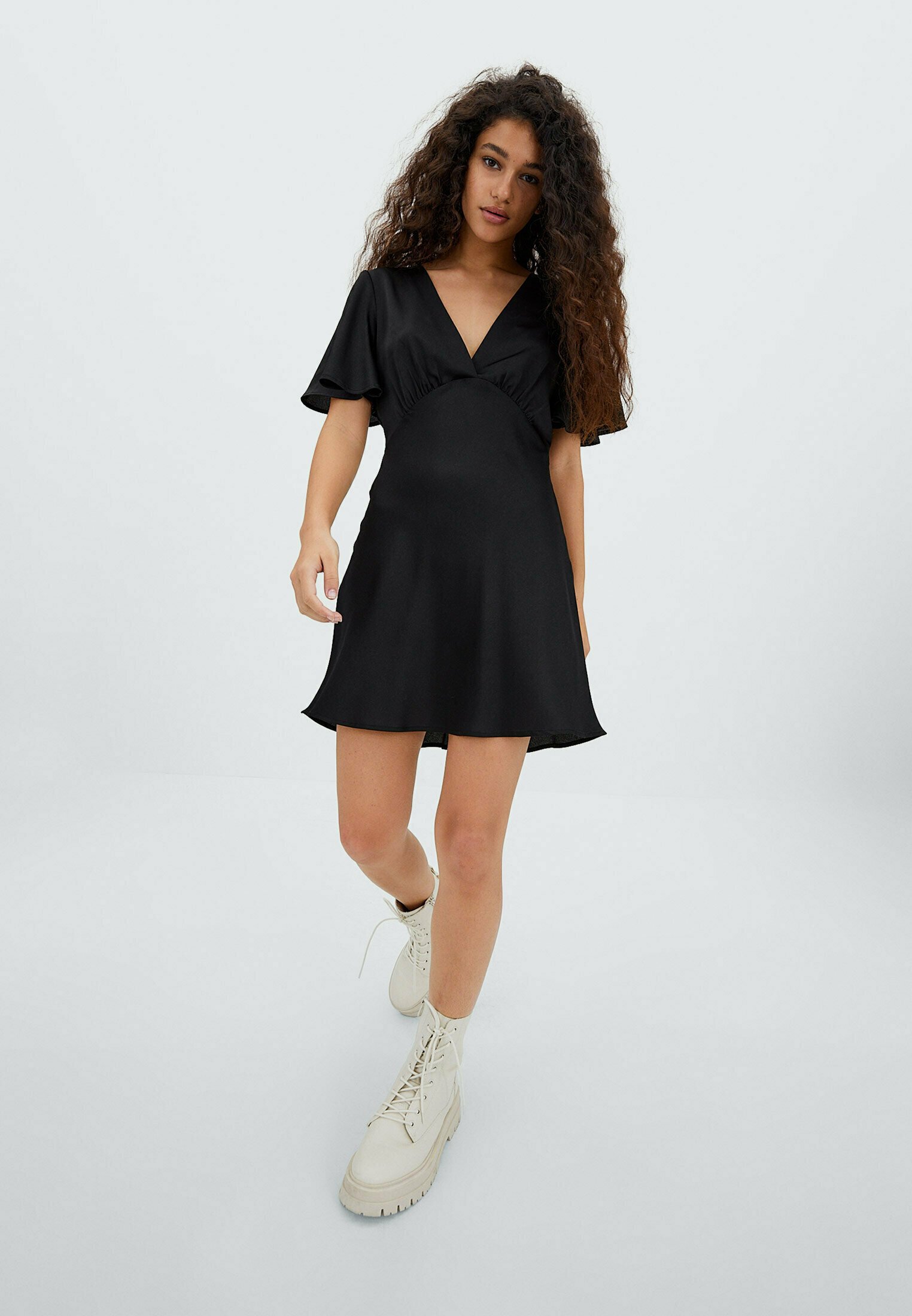 Stradivarius Vestito estivo - black/nero - Zalando.it