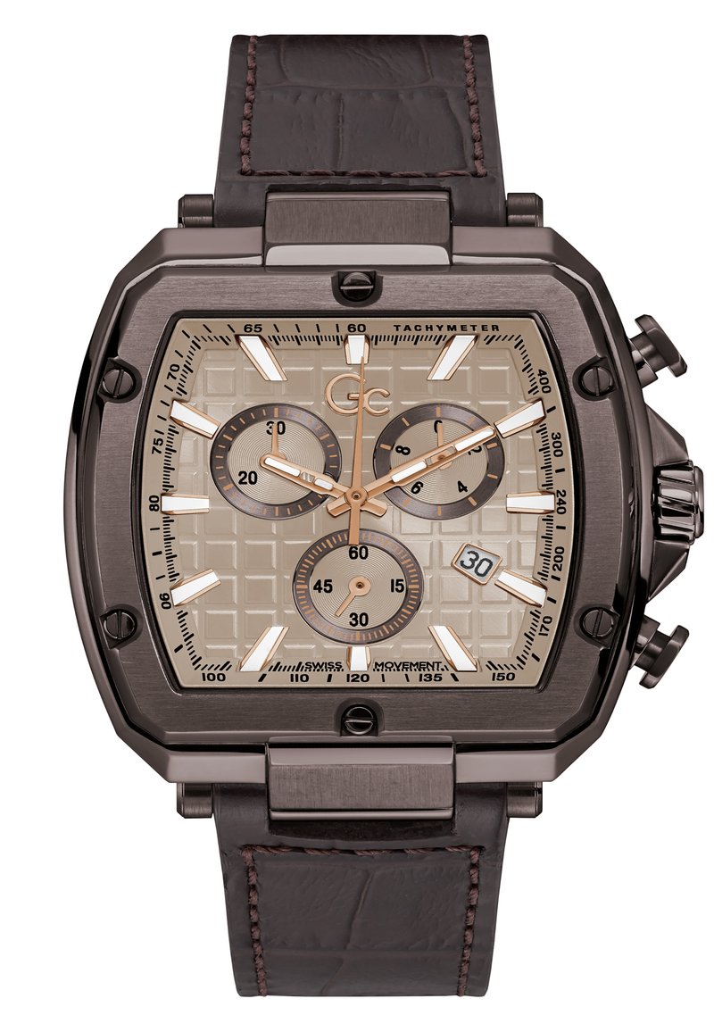 Gc Watches GC SPIRIT TONNEAU - Zegarek chronograficzny/brązowy - Zalando.pl