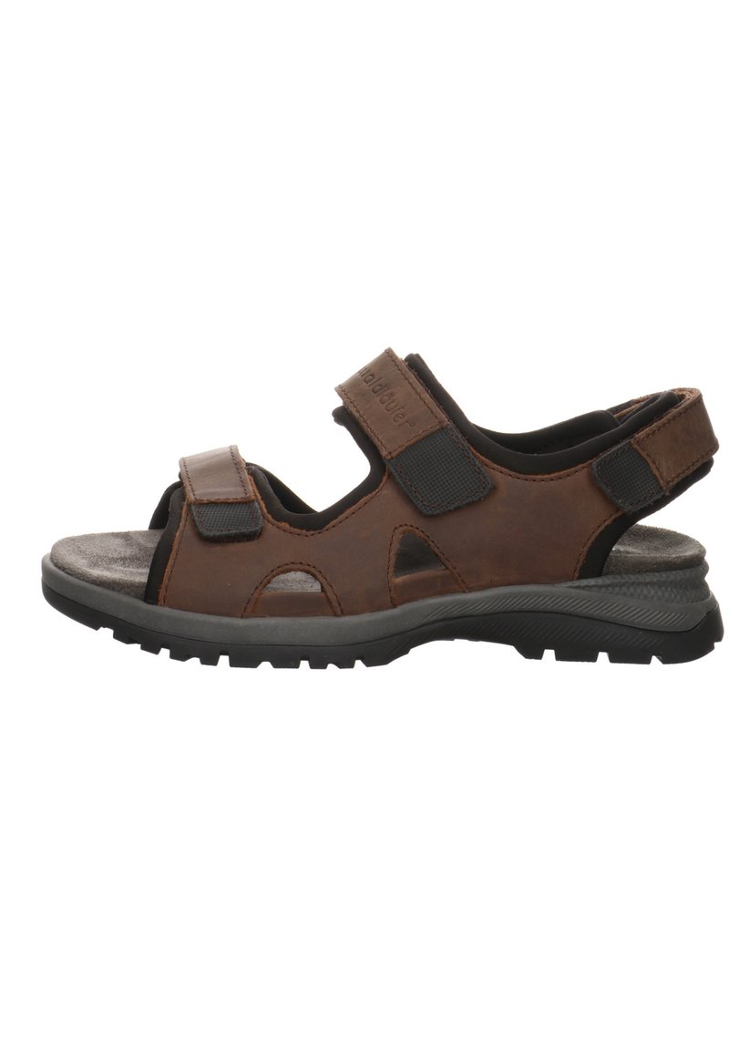 Waldläufer CRAZY HORSE Walking sandals braun kombi schwarz/brown