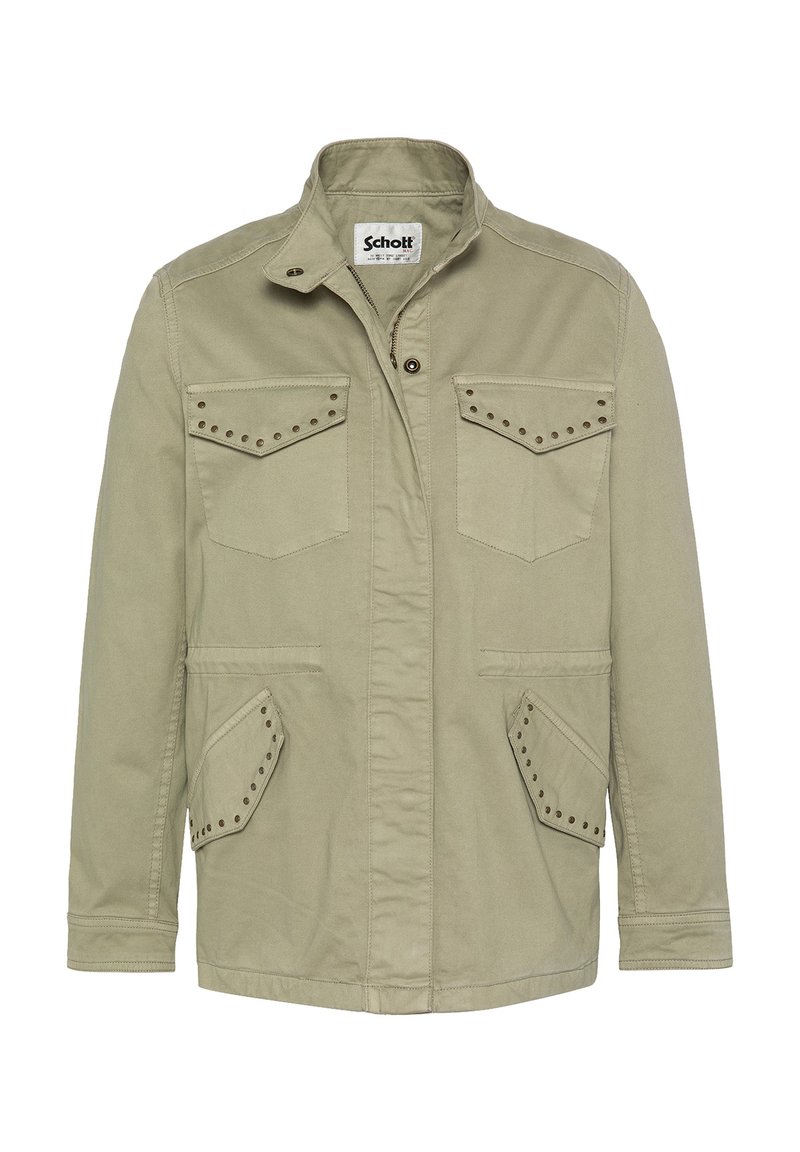 Schott Lichte jas groen