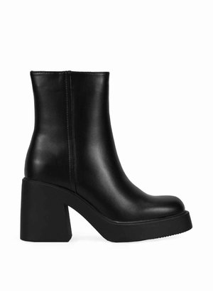 Botines de tacón - black