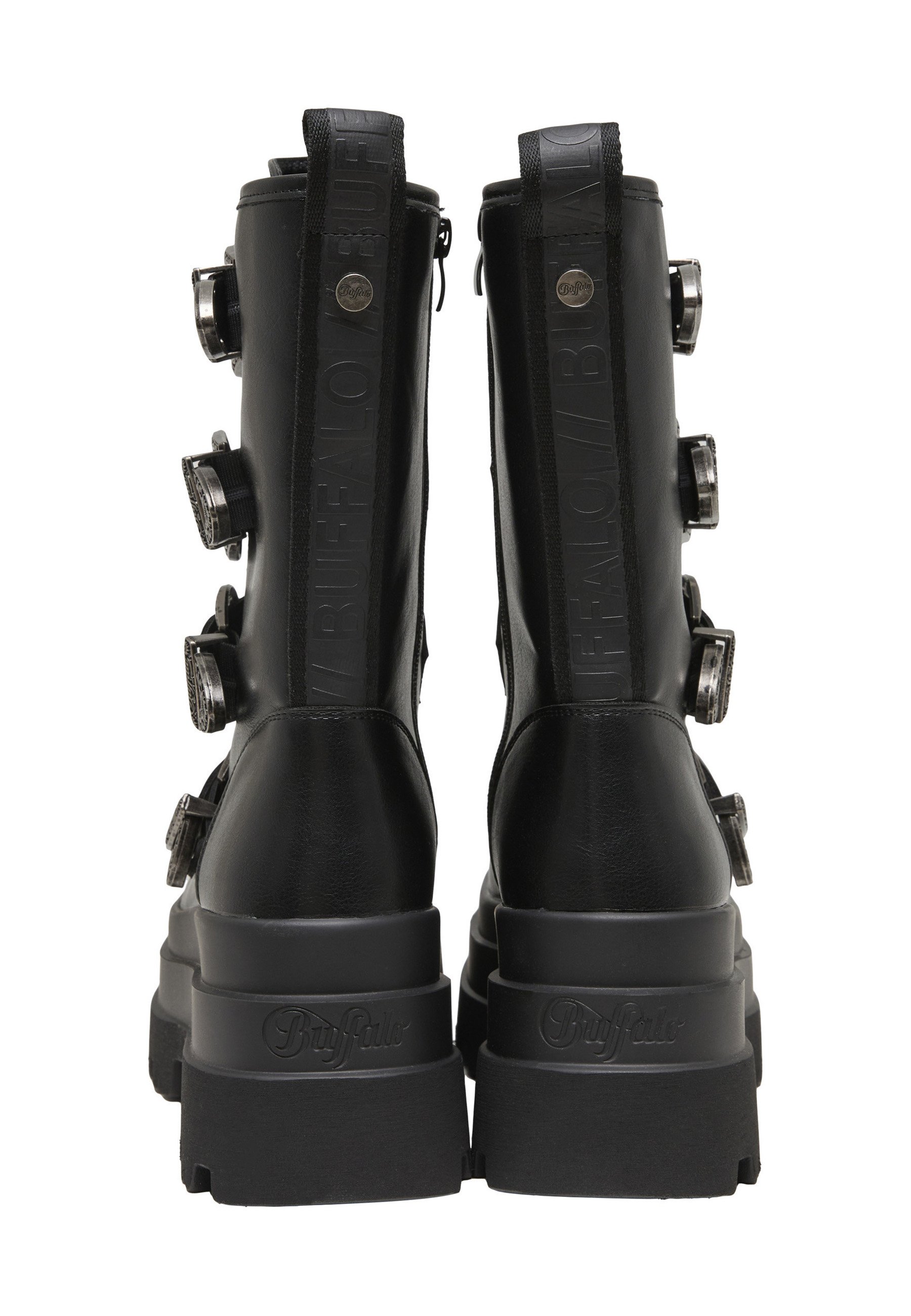 Buffalo JUPITER WEST MB MID - Cowboy/Biker boots - black - Zalando