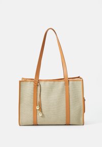 Handbag - marron/beige
