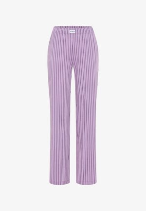 LASCANA, LSCN BY LASCANA PANTS - Pantaloni del pigiama - lila gestreift