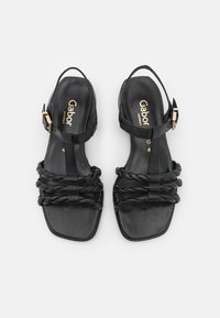 Gabor Comfort Páskové sandály  - schwarz/gold