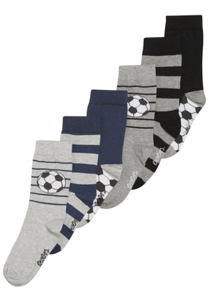 FUSSBALL RINGEL 6 PACK  - Socks - schwarz/tinte