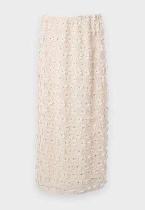 BLOOMY - Jupe longue - creme