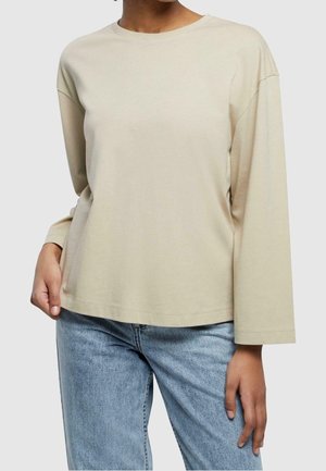 Top s dlouhým rukávem - sand