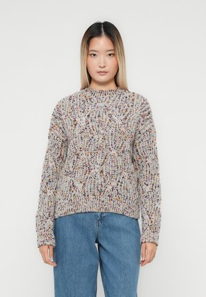 YASCONFETTI - Trui - light grey/multi-coloured