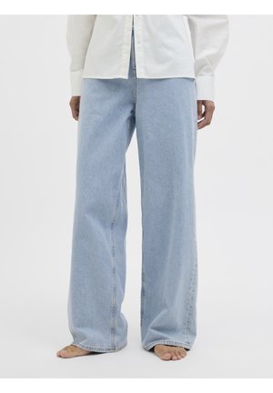 Wide leg - light-blue denim